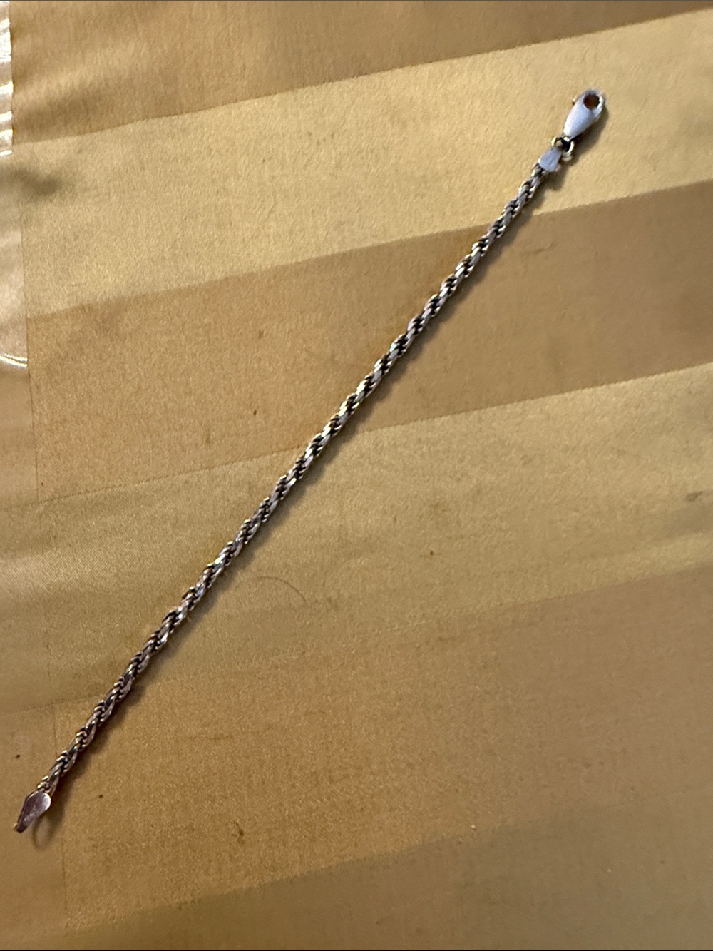 Sterling Rope Chain Bracelet in Silver